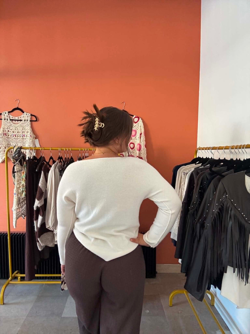 Pull Douillet Col V