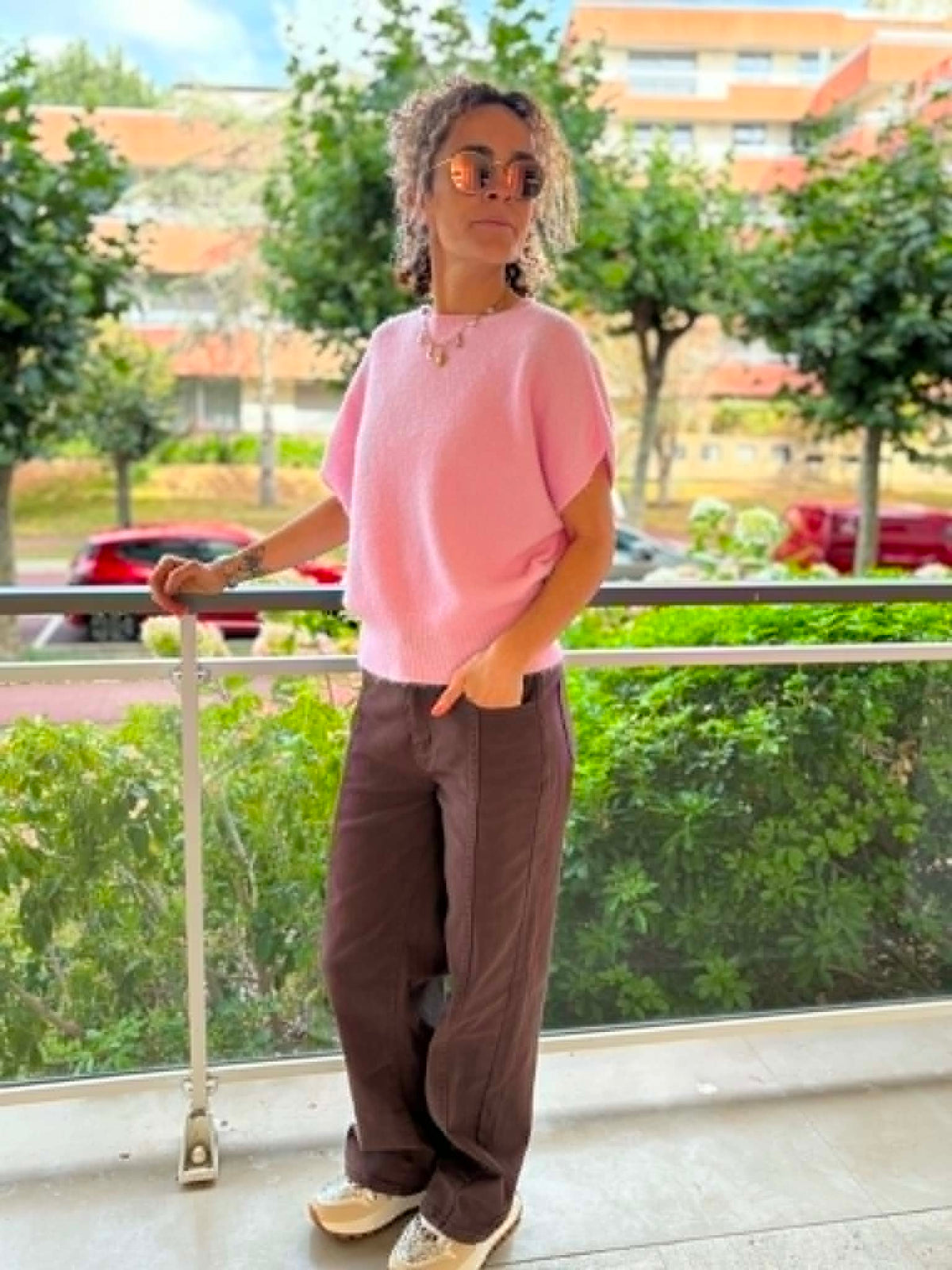 Jeans Flare Chocolat