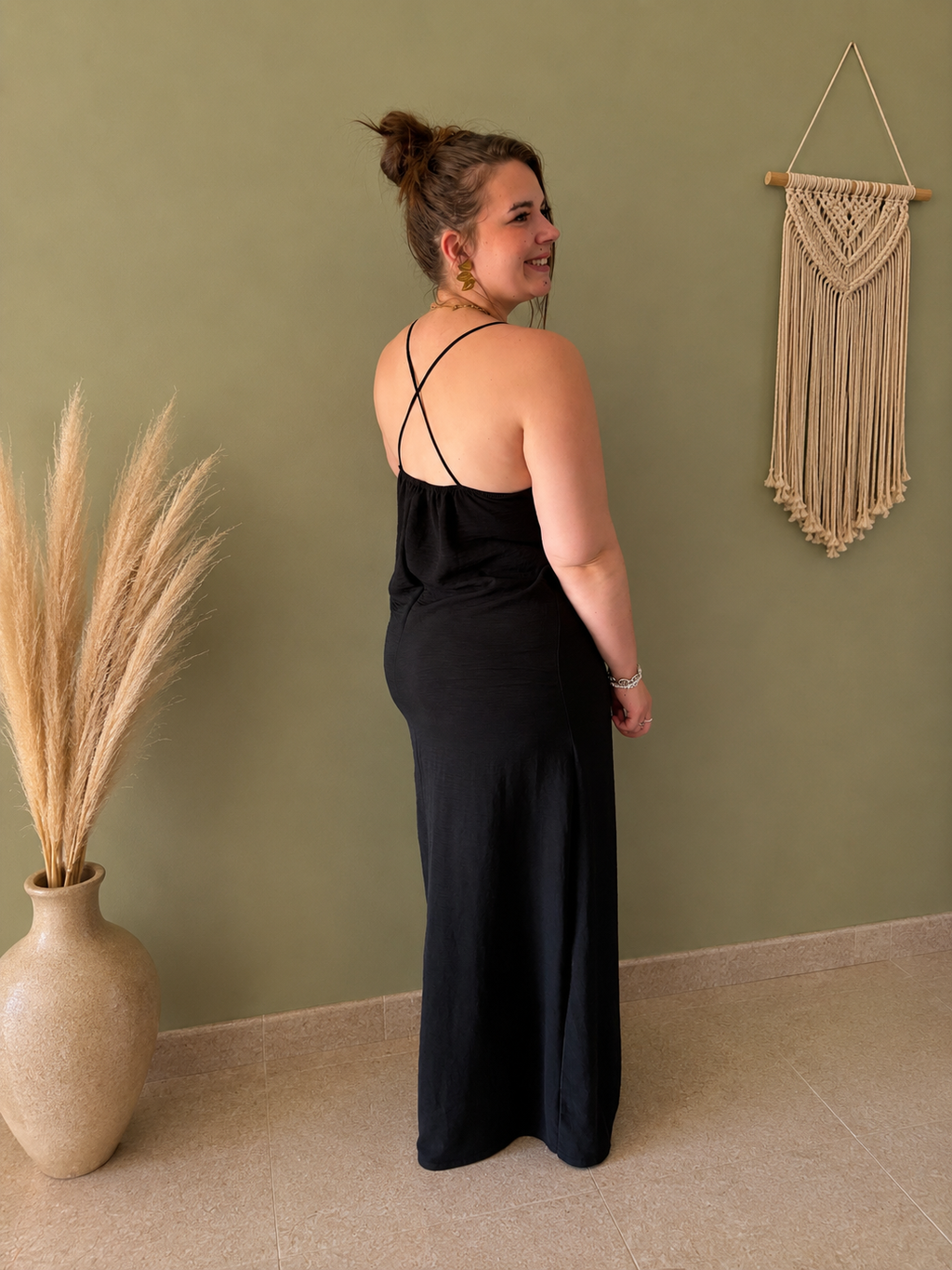 Robe longue fluide