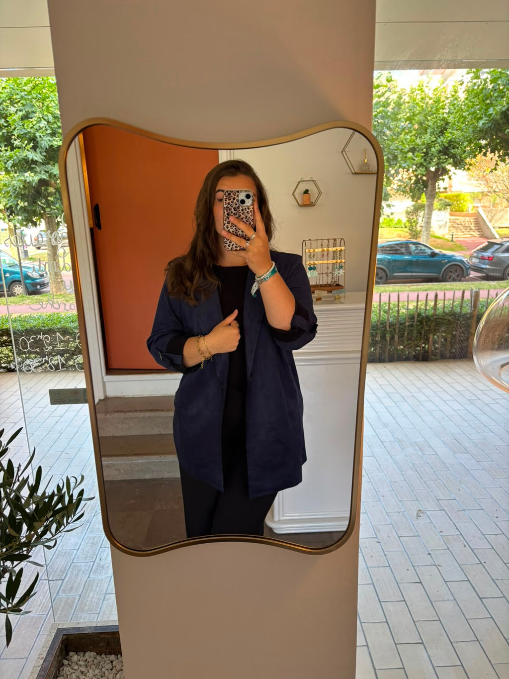 Blazer Long en Suédine