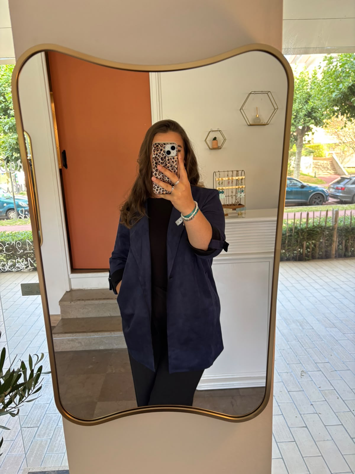 Blazer Long en Suédine