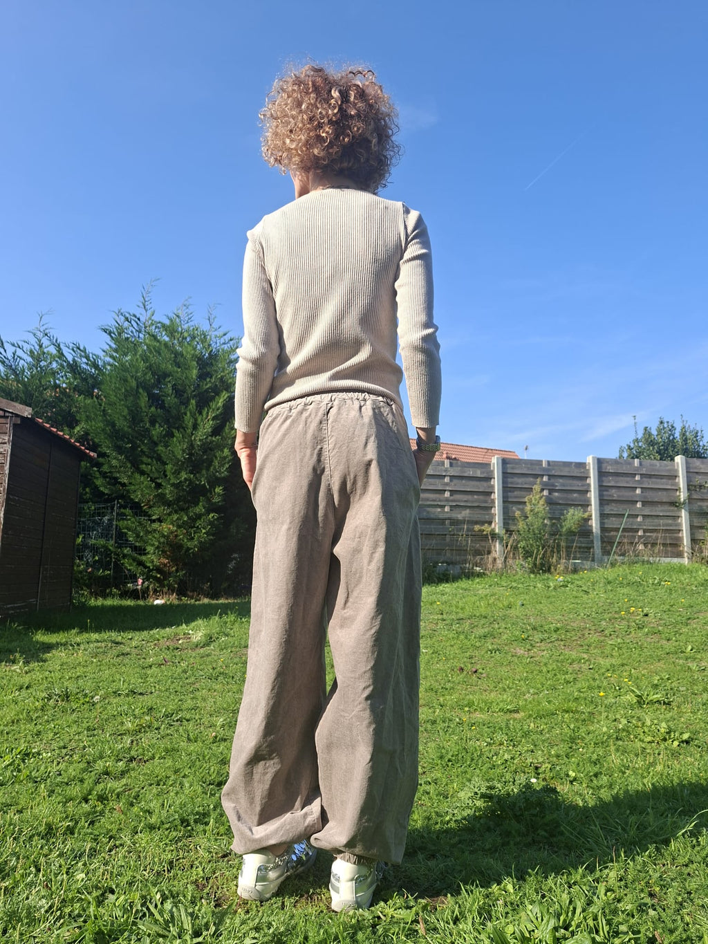 Pantalon Large Fluide à Pinces