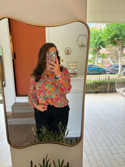 Chemise Fluide Imprimé Fleuri