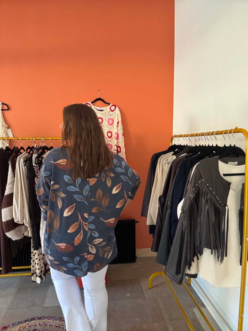 Pull Imprimé Feuillage