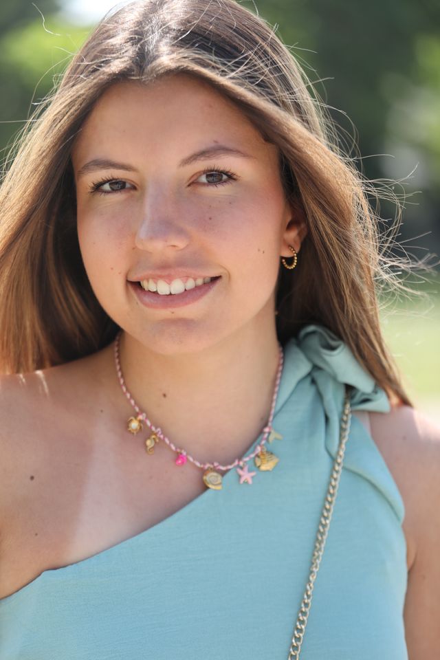 Collier coquillage acier inoxydable