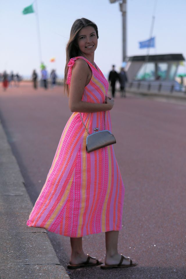 robe colorée gaze de coton