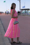 robe colorée gaze de coton